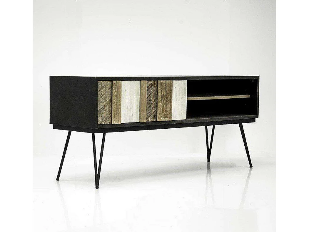 Chest of drawers 150x55x45 cm black adesso adesl01
