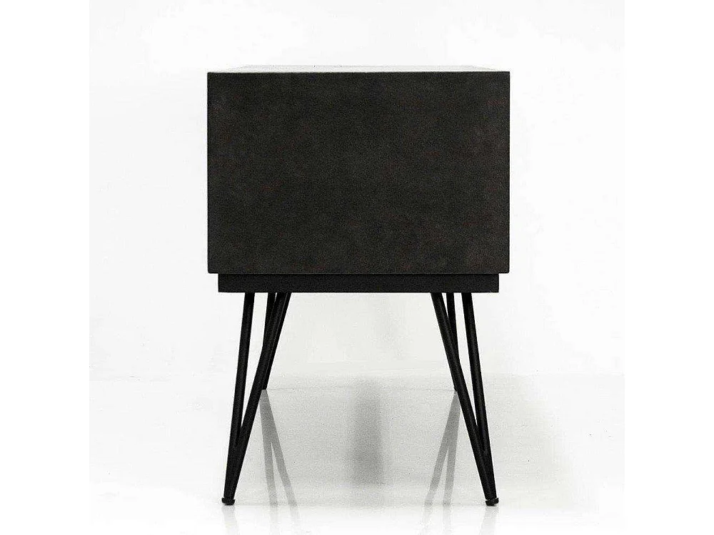 Chest of drawers 150x55x45 cm black adesso adesl01