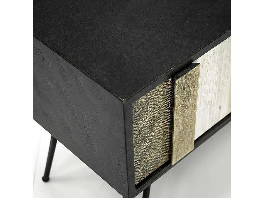 Chest of drawers 150x55x45 cm black adesso adesl01