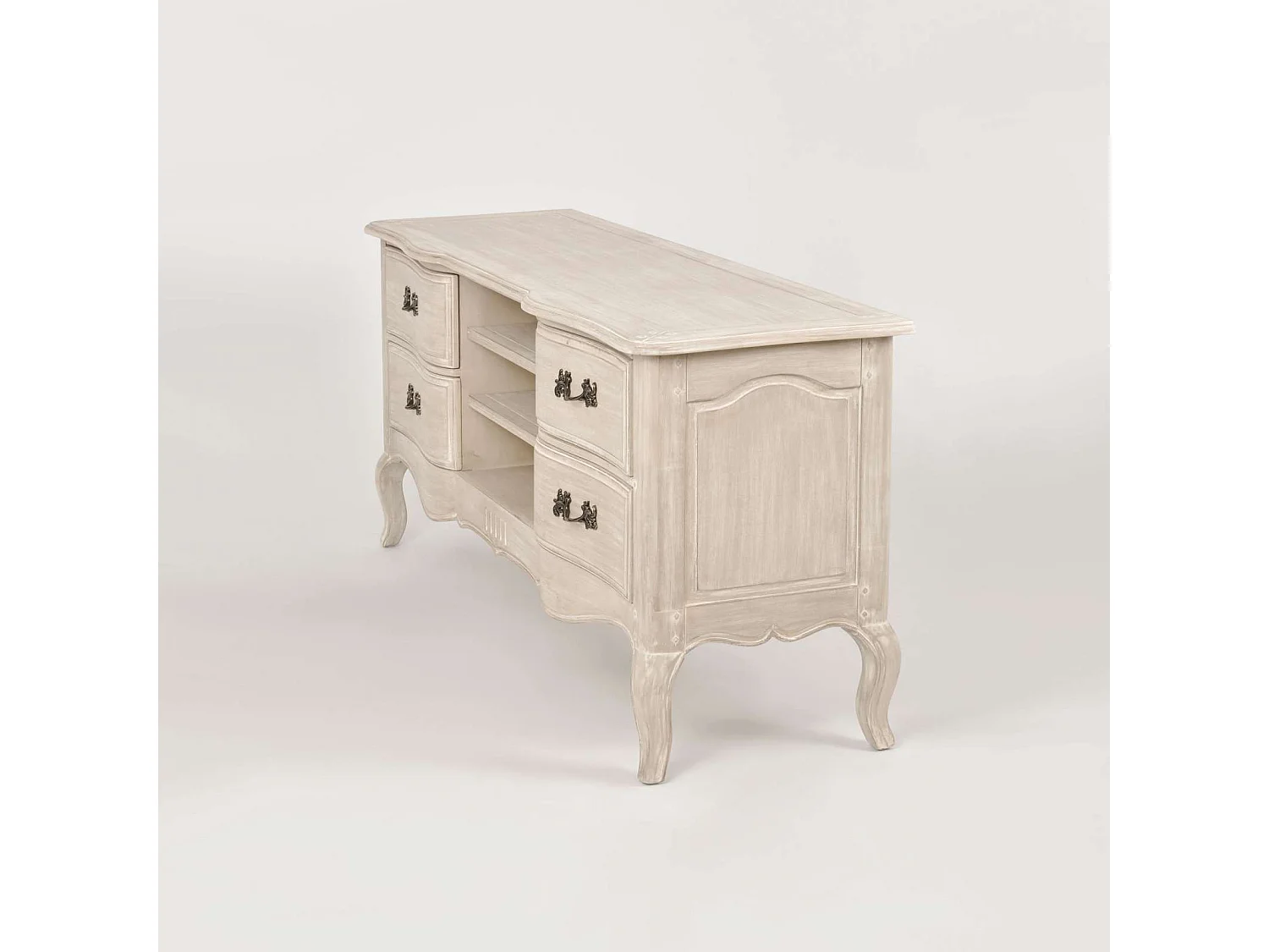 Sideboard 158x69x48 cm beige Venezia Bianco VEB834K
