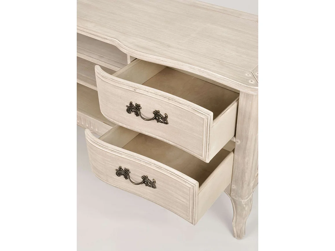 Sideboard 158x69x48 cm beige Venezia Bianco VEB834K