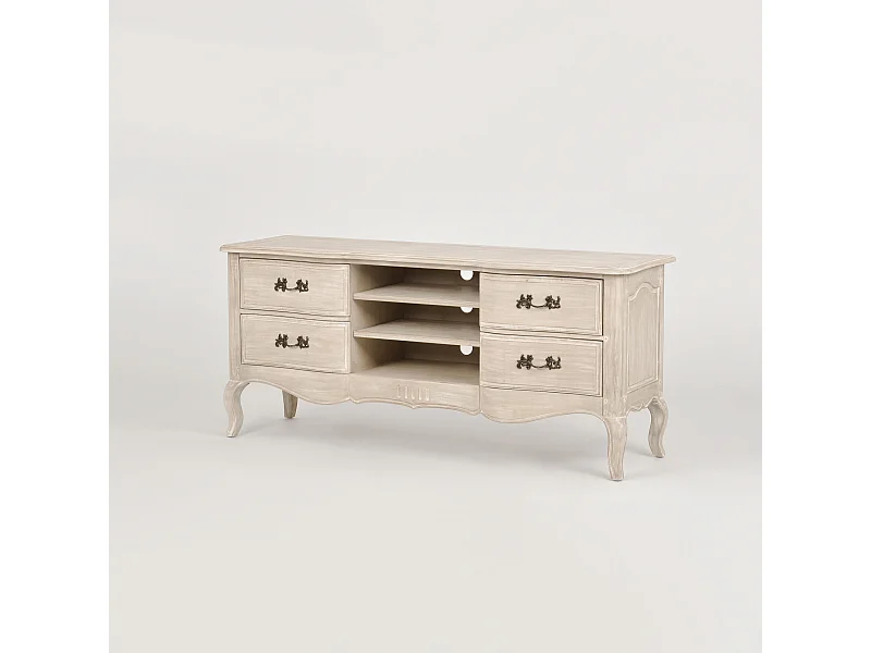 Kredens 158x69x48 cm beżowy Venezia Bianco VEB834K