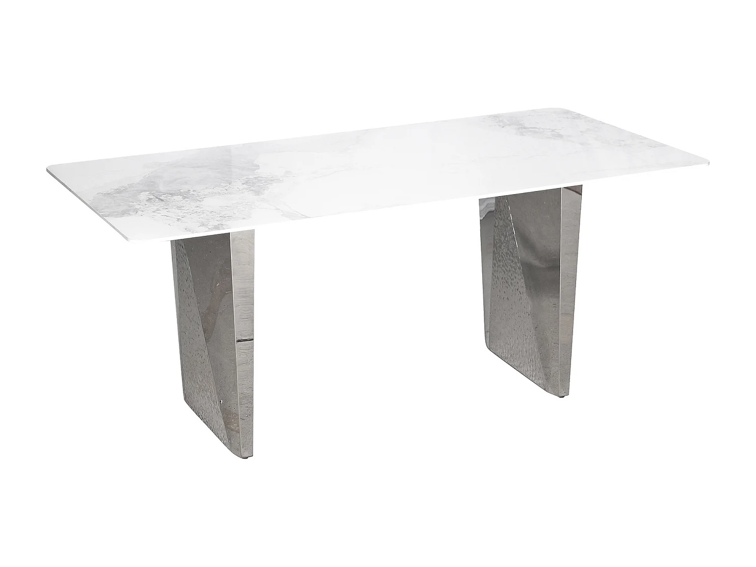 Table 200x75x100 cm argent Modig M33