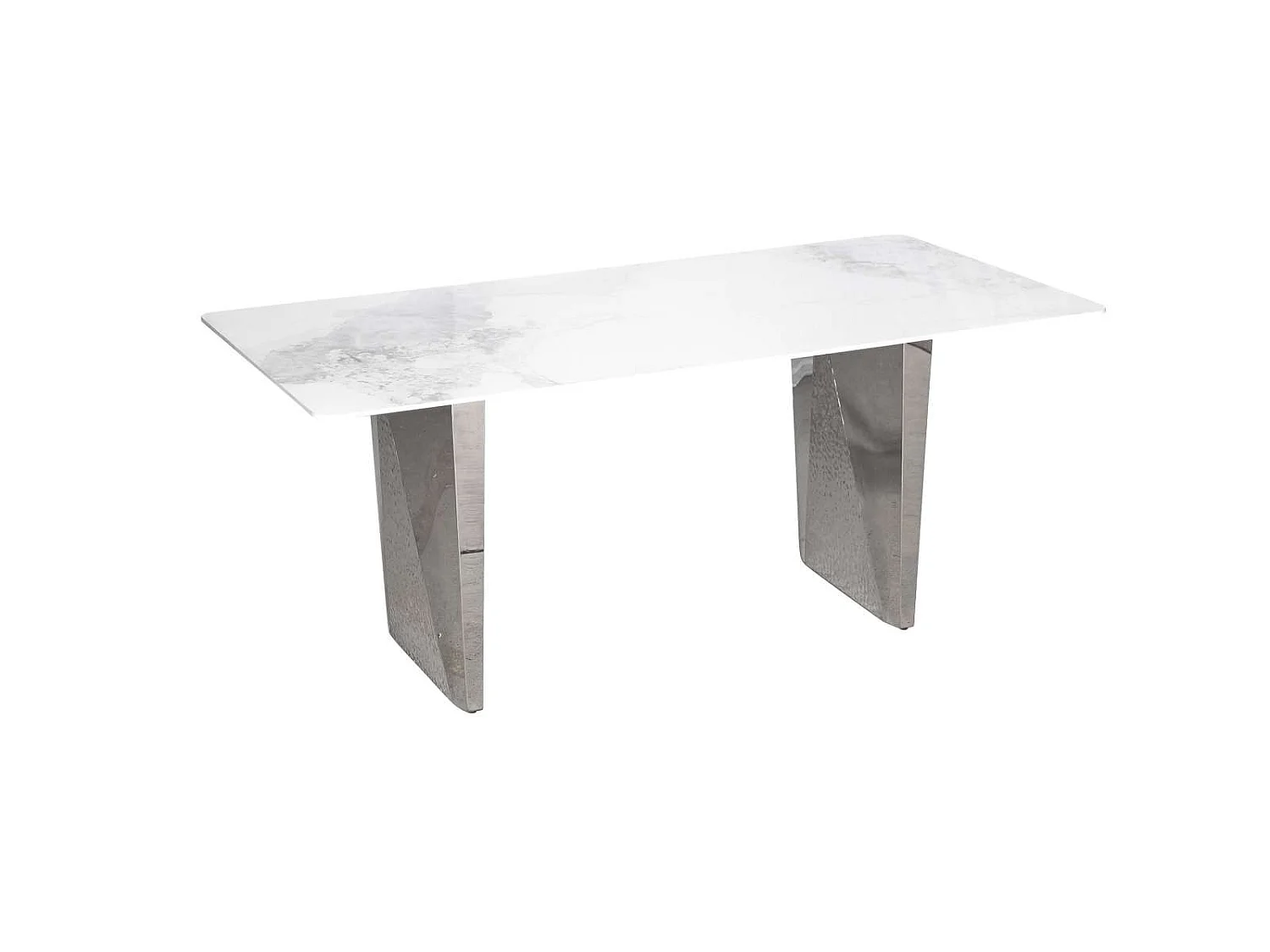 Table 200x75x100 cm argent Modig M33