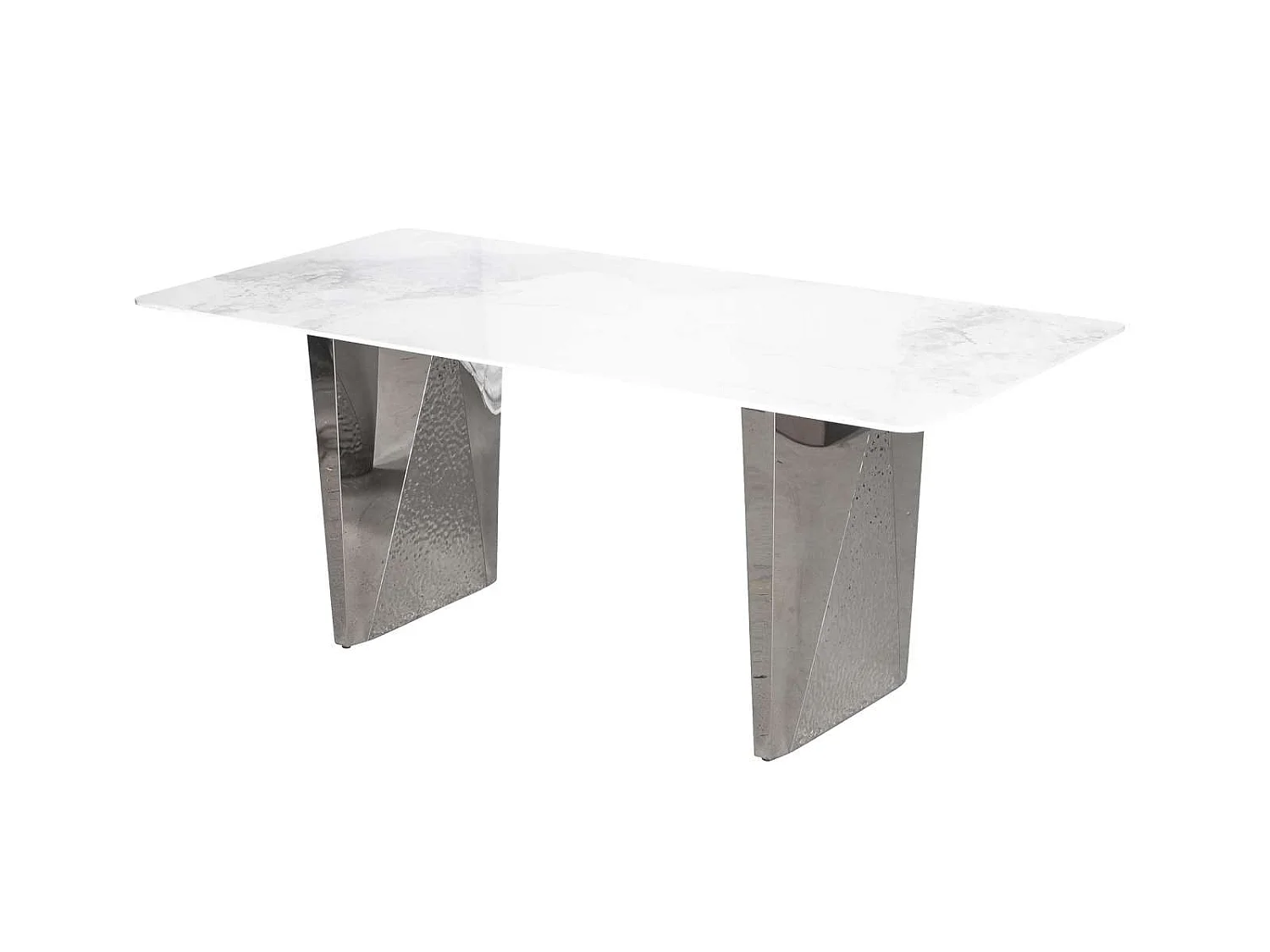 Table 200x75x100 cm argent Modig M33