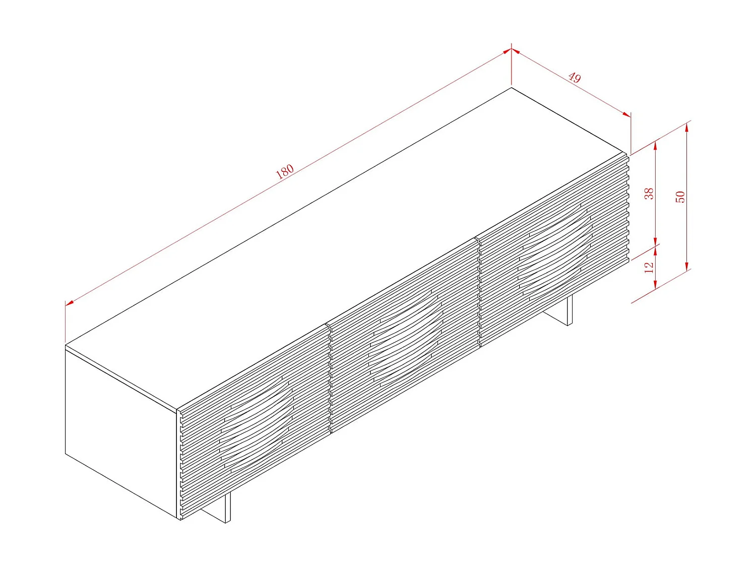 Armoire 180x50x49 cm blanc Hudson H11