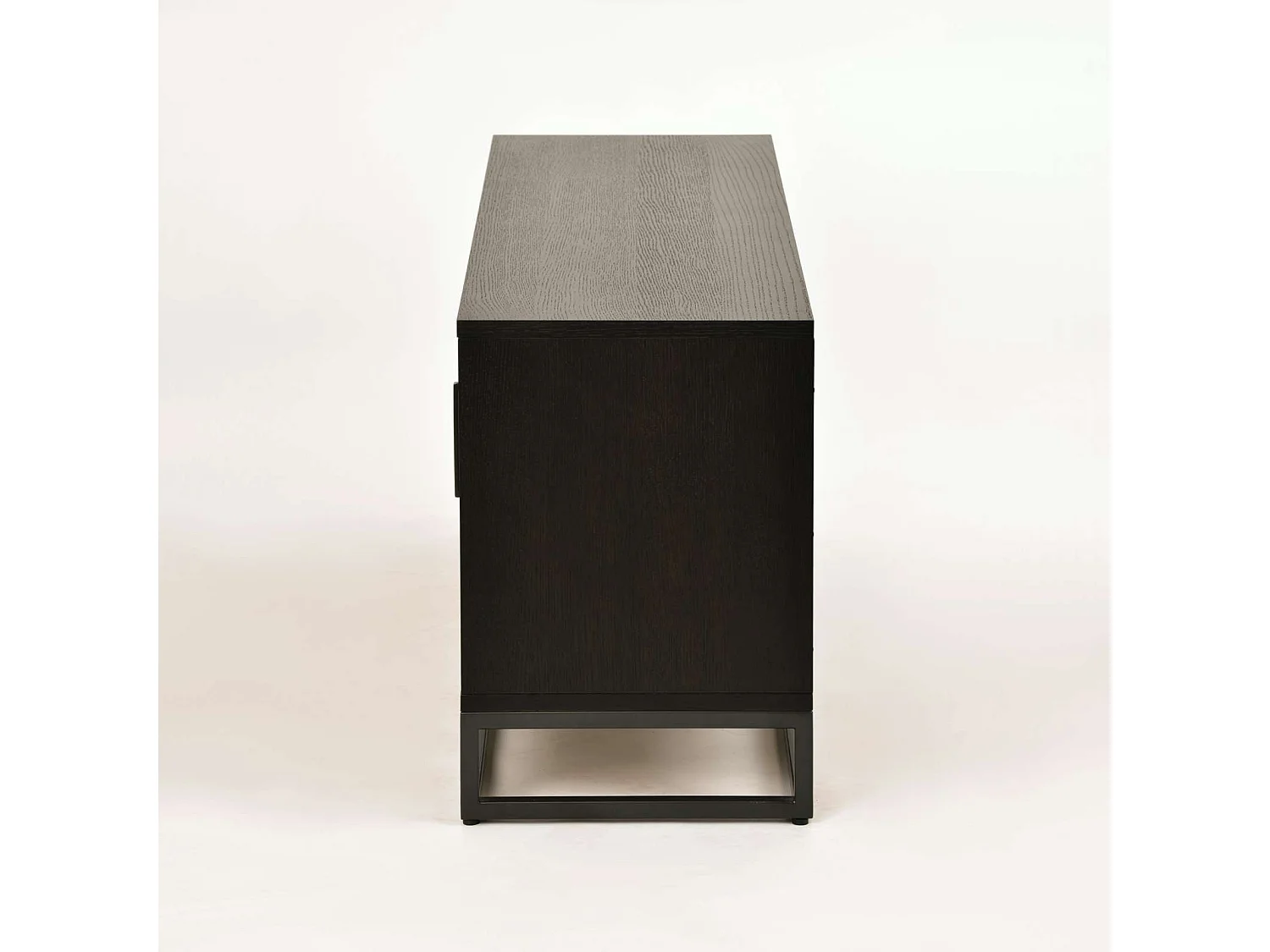 Kommode 133x55x39 cm schwarz Indus IN25-2