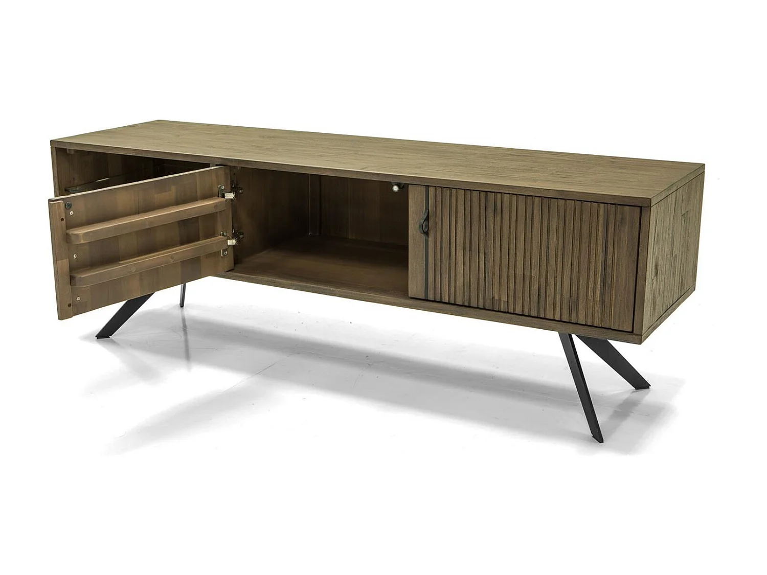 Kommode 160x55x45 cm braun Massa MASL01