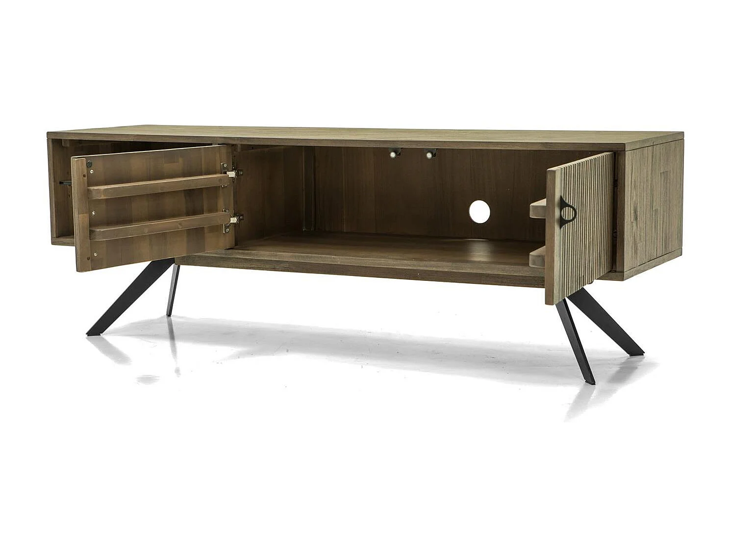 Commode 160x55x45 cm marron massa masl01