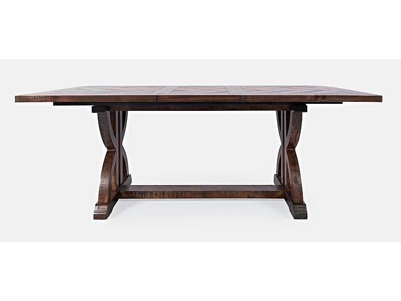 Tisch 152,5-198x77,5x106,5 cm Dunkelbraun Avola AV1931-78