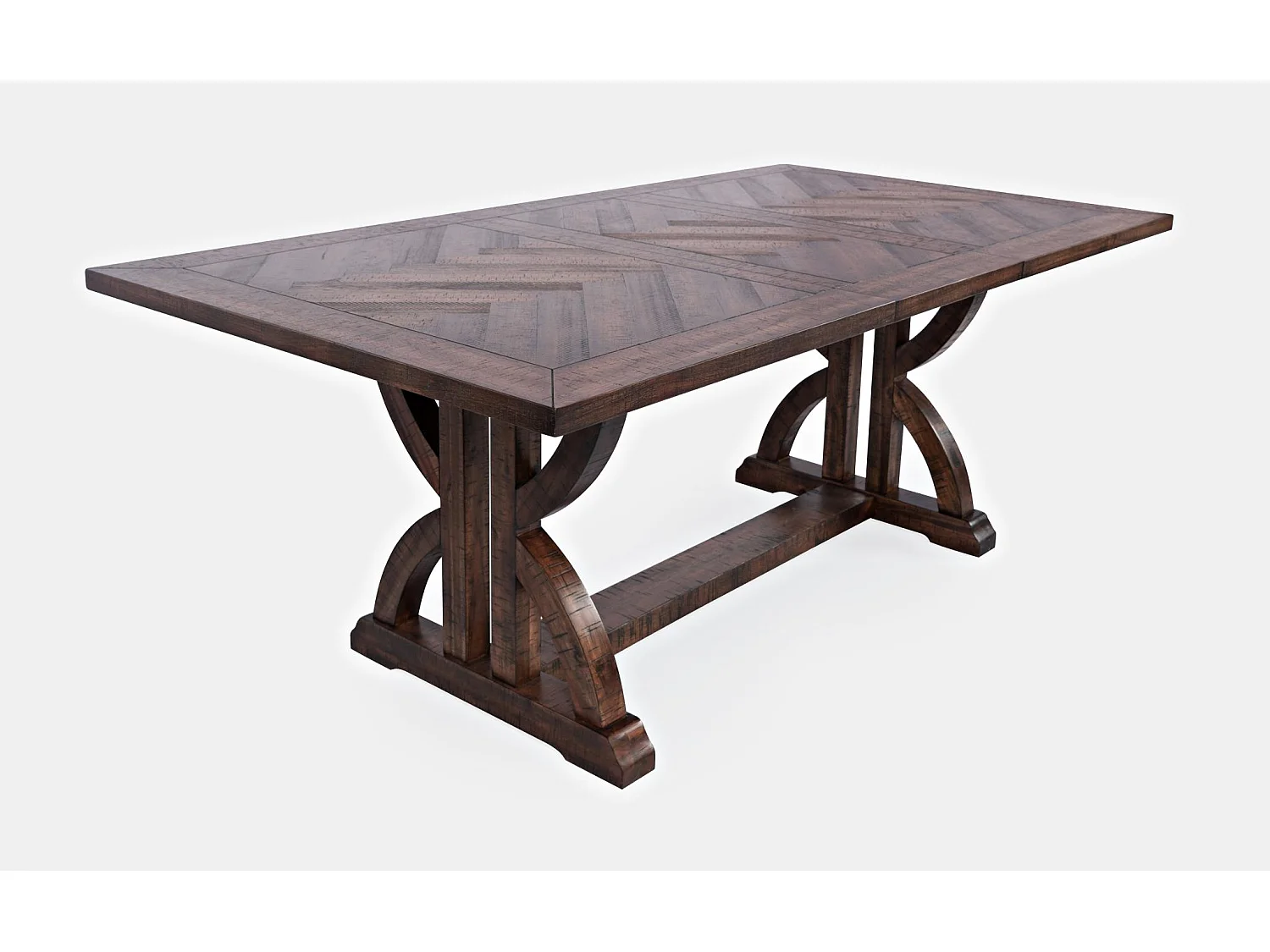 Tisch 152,5-198x77,5x106,5 cm Dunkelbraun Avola AV1931-78