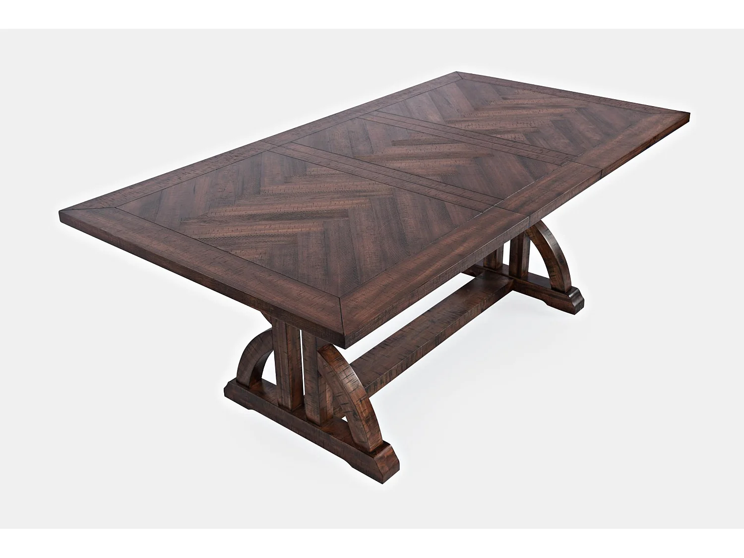 Table 152,5-198x77,5x106,5 cm Marron foncé Avola av1931-78