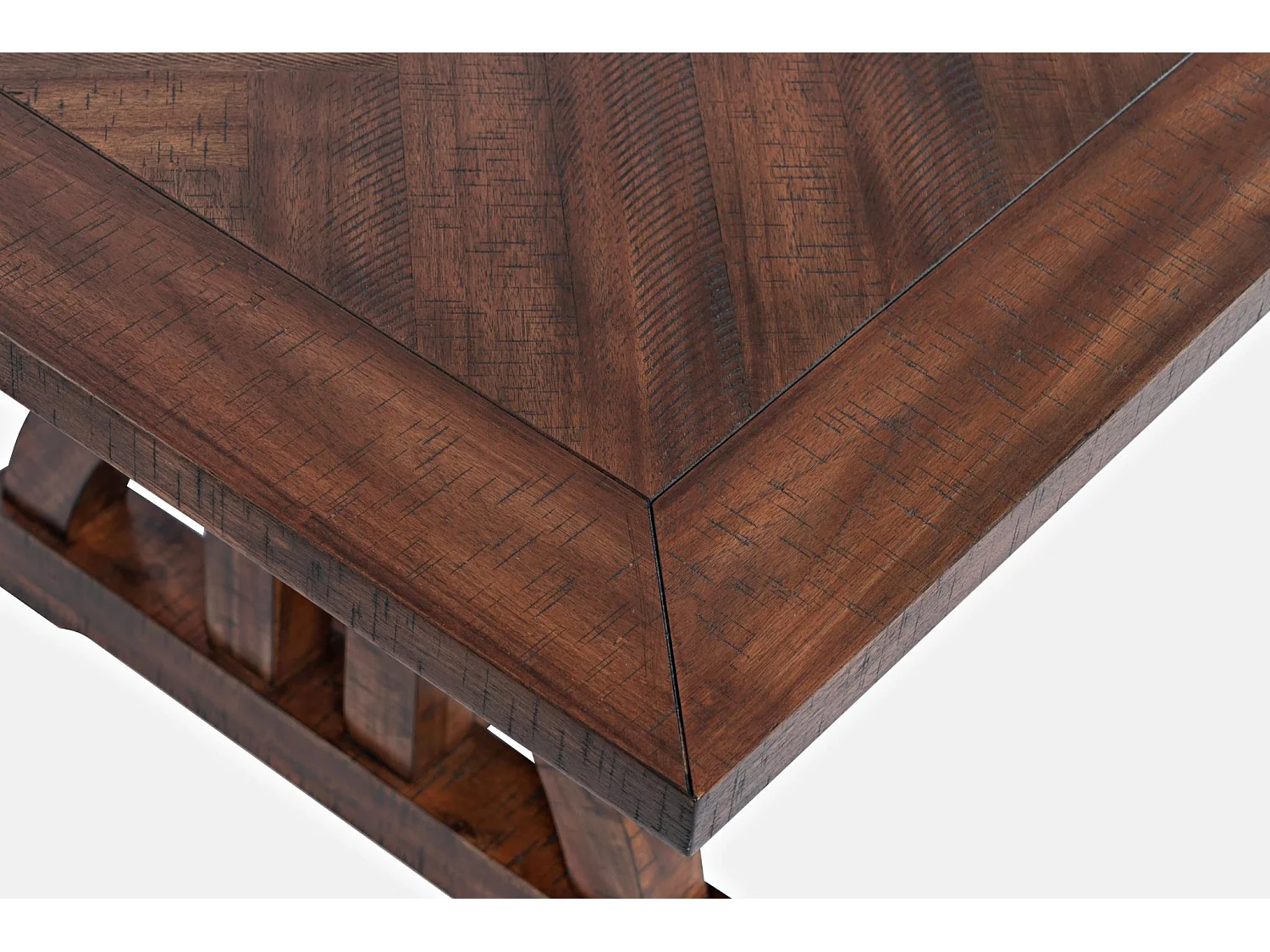 Table 152,5-198x77,5x106,5 cm Marron foncé Avola av1931-78