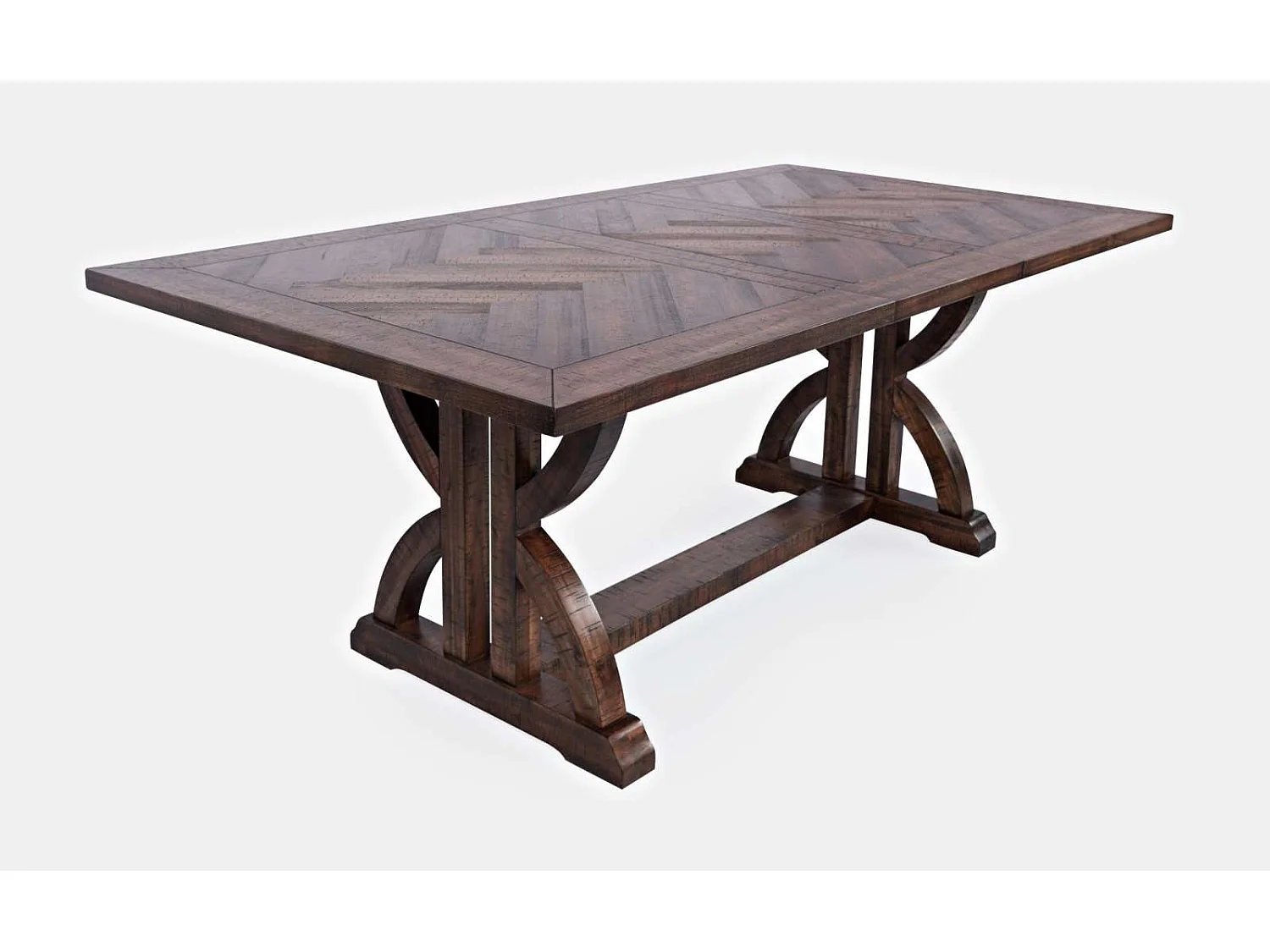 Table 152,5-198x77,5x106,5 cm Marron foncé Avola av1931-78