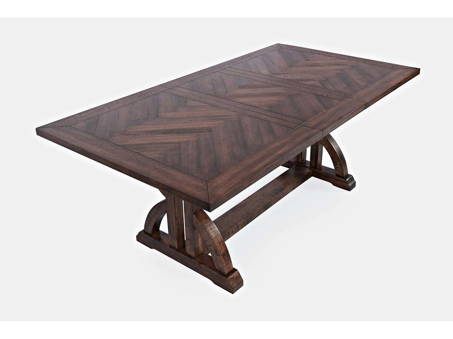 Table 152,5-198x77,5x106,5 cm Marron foncé Avola av1931-78