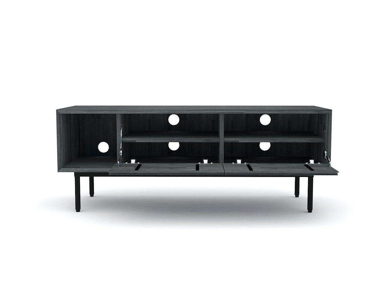 Aparador 130x50x45 cm cinza tundra Capella CAPL01-130