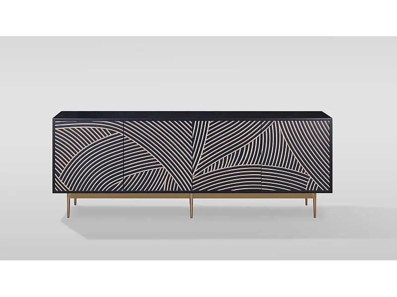 Armoire 200x72x40 cm bleu foncé Stilig ST316