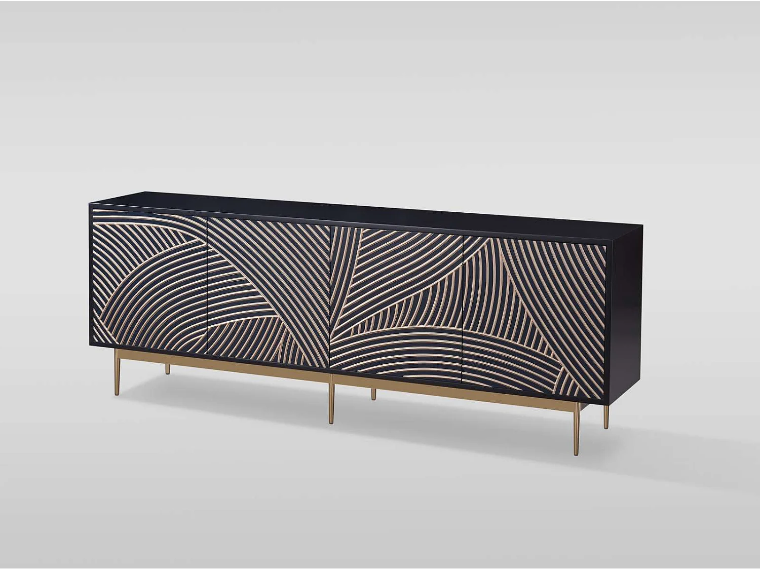 Armoire 200x72x40 cm bleu foncé Stilig ST316