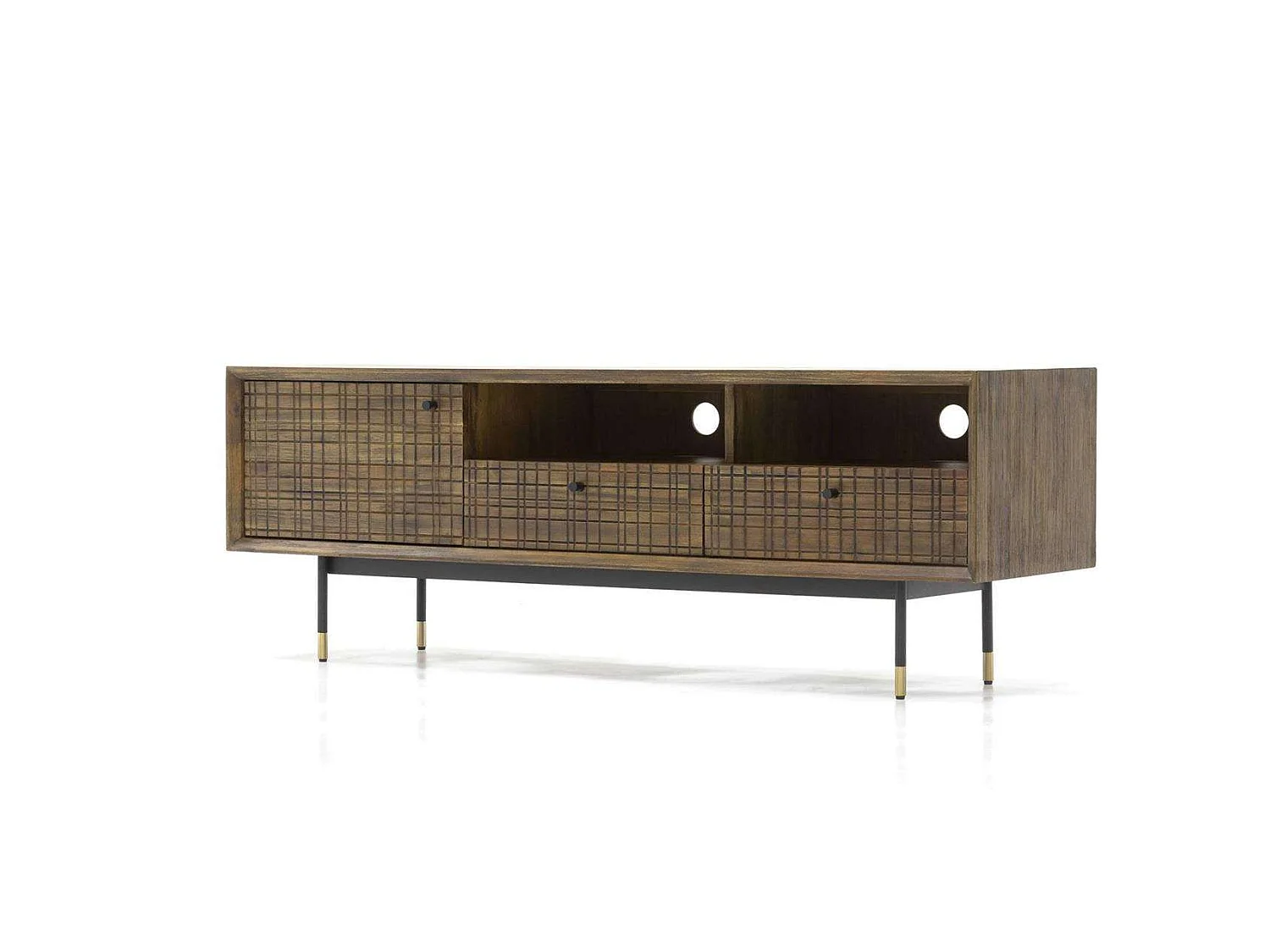Chest of drawers 160x55x45 cm brown maze mazl01-160