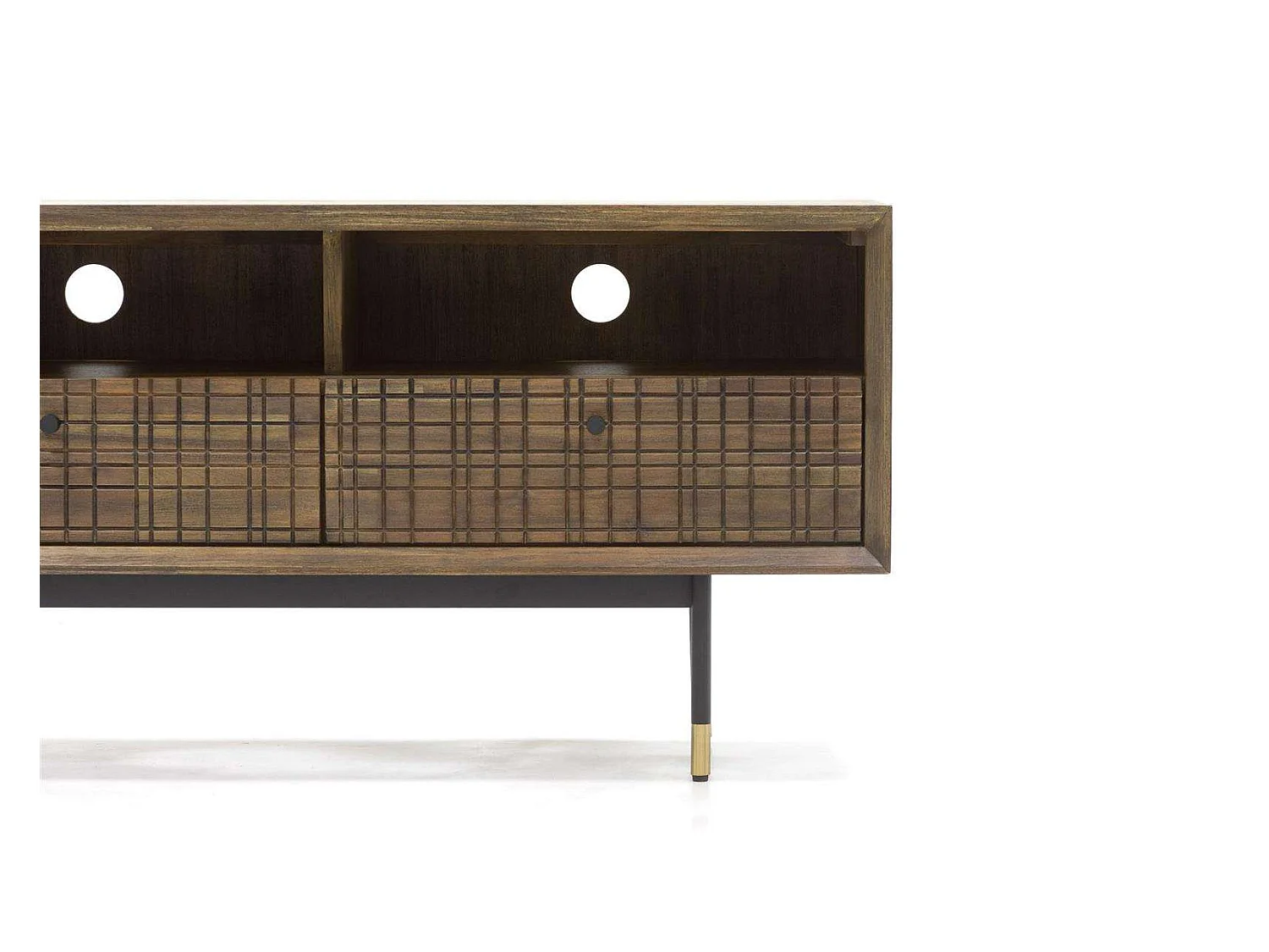 Chest of drawers 160x55x45 cm brown maze mazl01-160