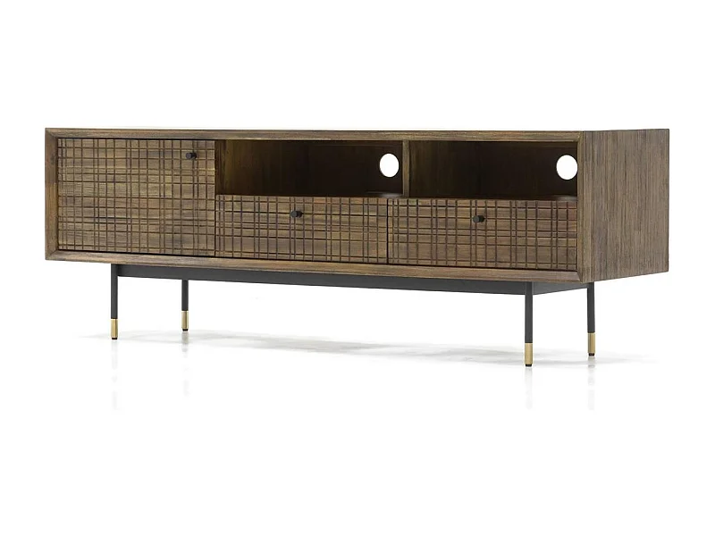 Kommode 160x55x45 cm braun Maze Mazl01-160