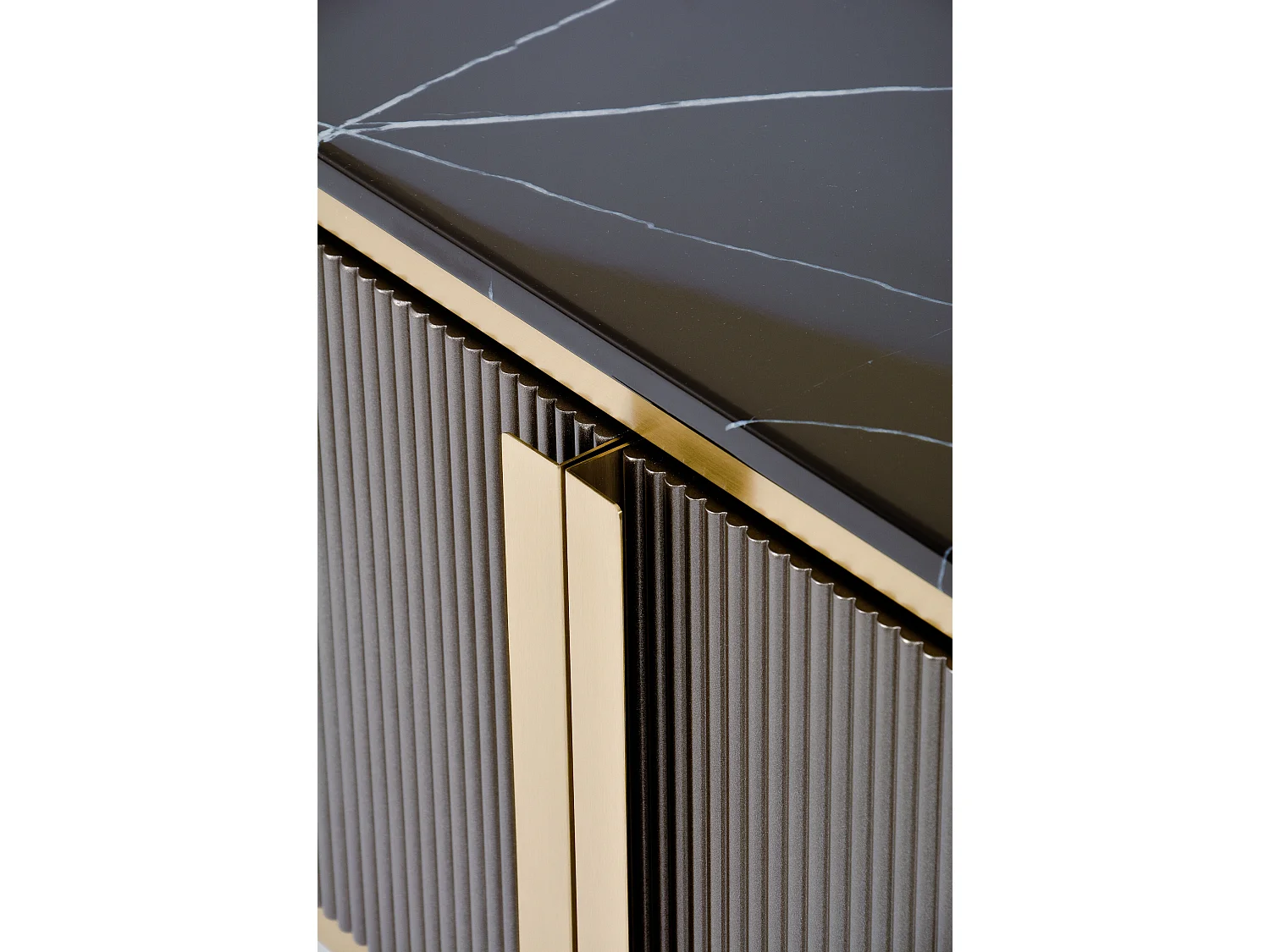 Cómoda 200x60x40 cm cinza escuro estilosa st382a