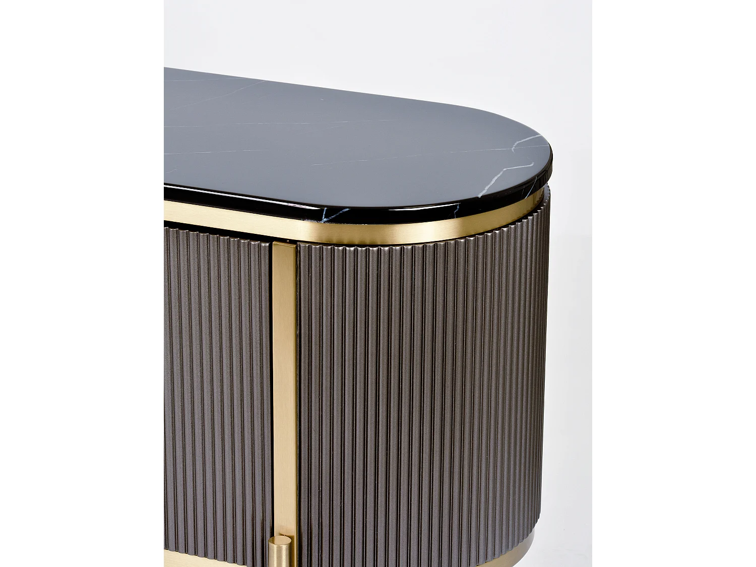 Commode 200x60x40 cm gris foncé stilig st382a