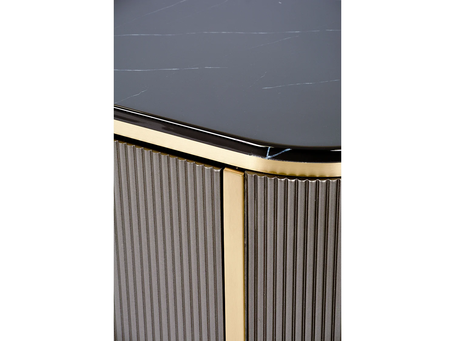 Commode 200x60x40 cm gris foncé stilig st382a