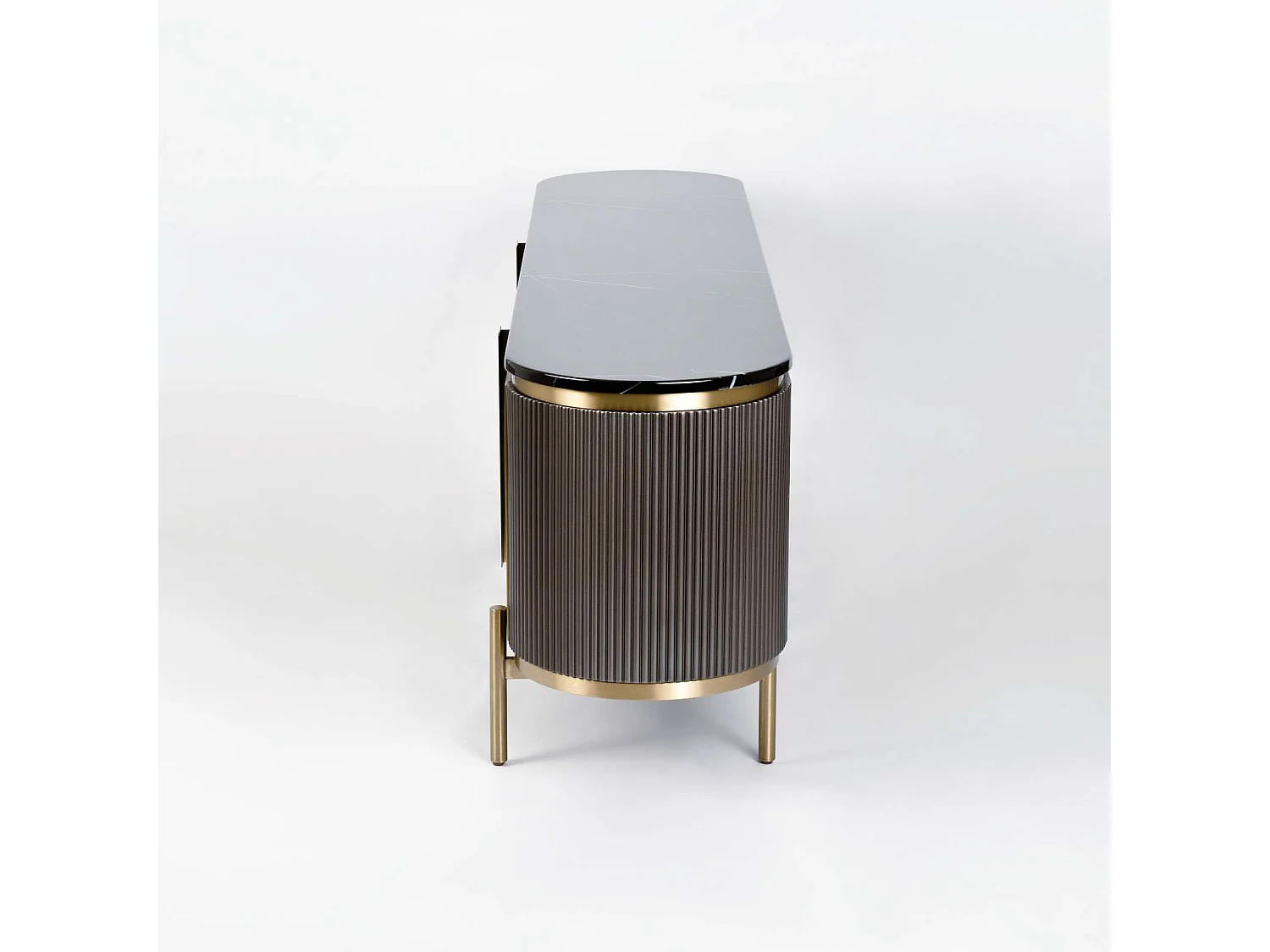 Commode 200x60x40 cm gris foncé stilig st382a