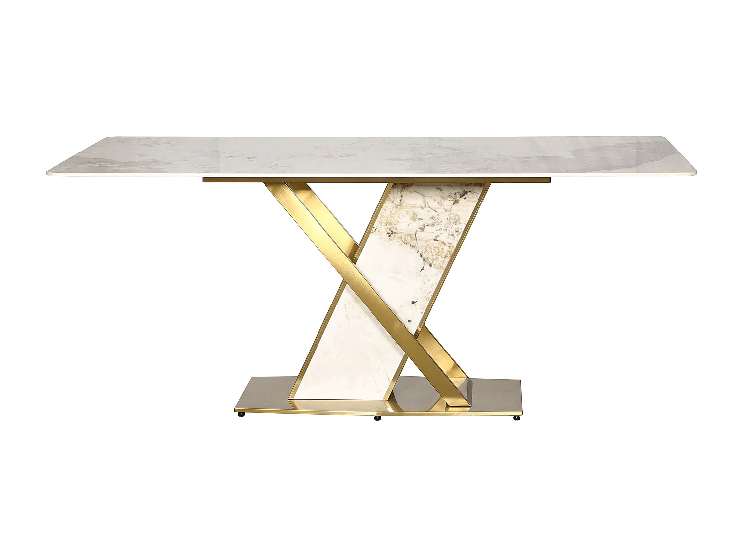 Table 180x75x90 cm Blanc or modig m55