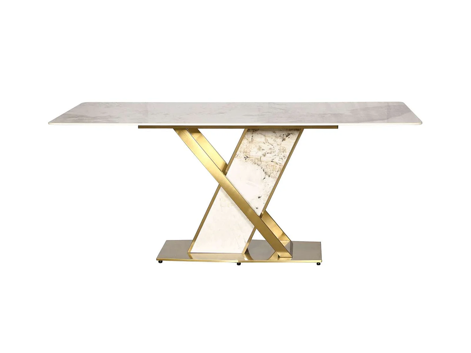 Table 180x75x90 cm Blanc or modig m55