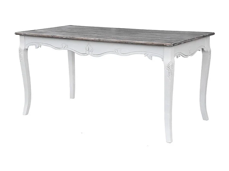 Tisch 160x78x80 cm weiß Rimini weiß riw026