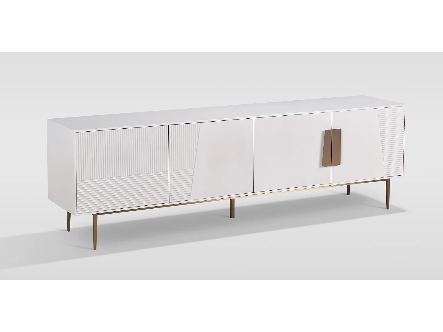 Armoire 200x60x40 cm blanche Stilig ST101A