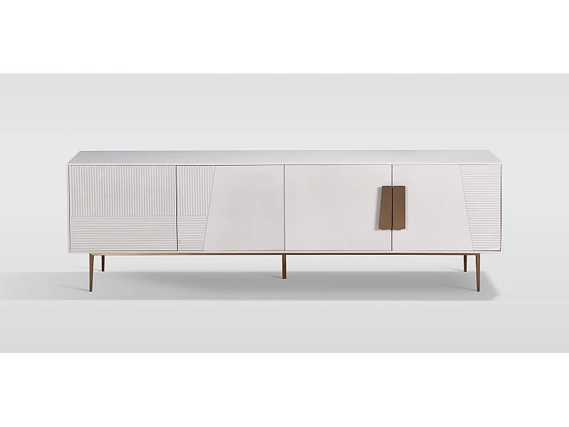 Armoire 200x60x40 cm blanche Stilig ST101A