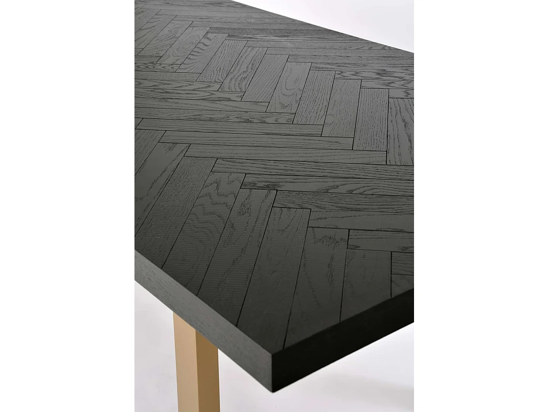 Mesa 200x75x100 cm preta Sevilha SEV01-0