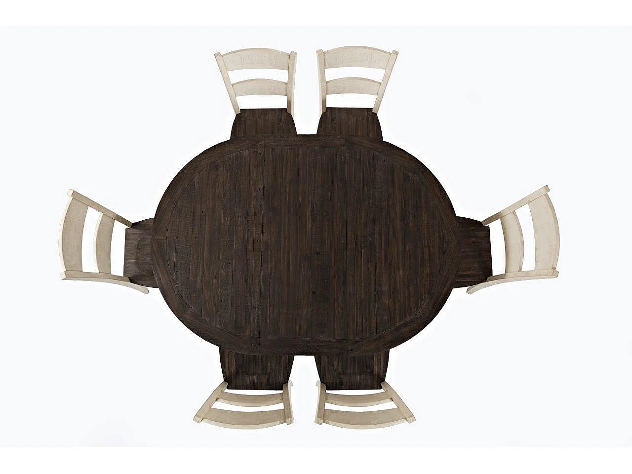 Table extensible 122-167x76x122 cm brun Avola AV1706-66