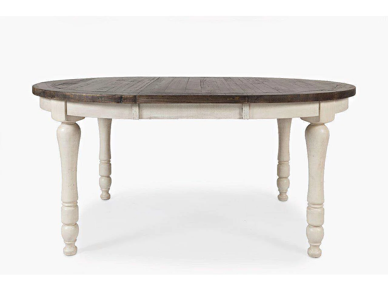 Udtrækkeligt Bord, Avola, 122-167 cm, Hvid Brun