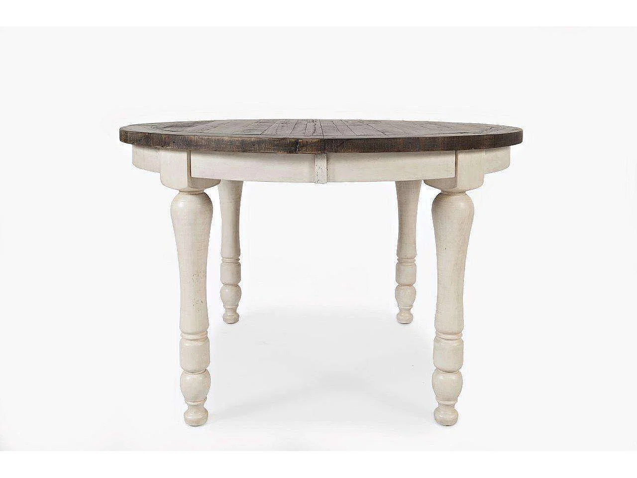 Udtrækkeligt Bord, Avola, 122-167 cm, Hvid Brun
