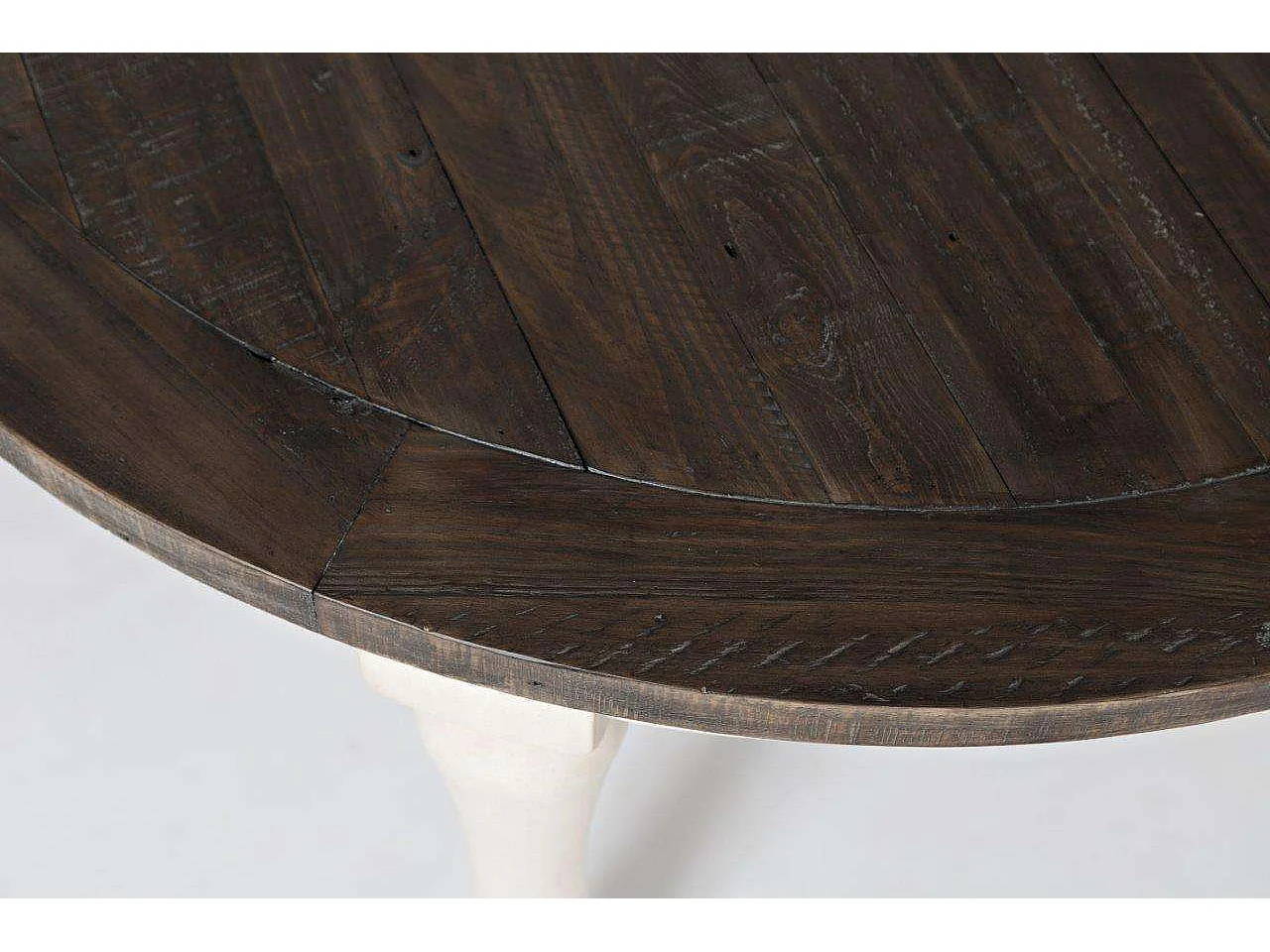 Udtrækkeligt Bord, Avola, 122-167 cm, Hvid Brun