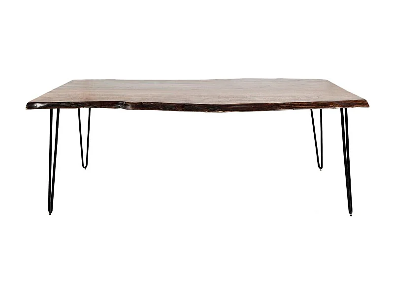 Table 99x73x201 cm marron noir Avola av1781-79