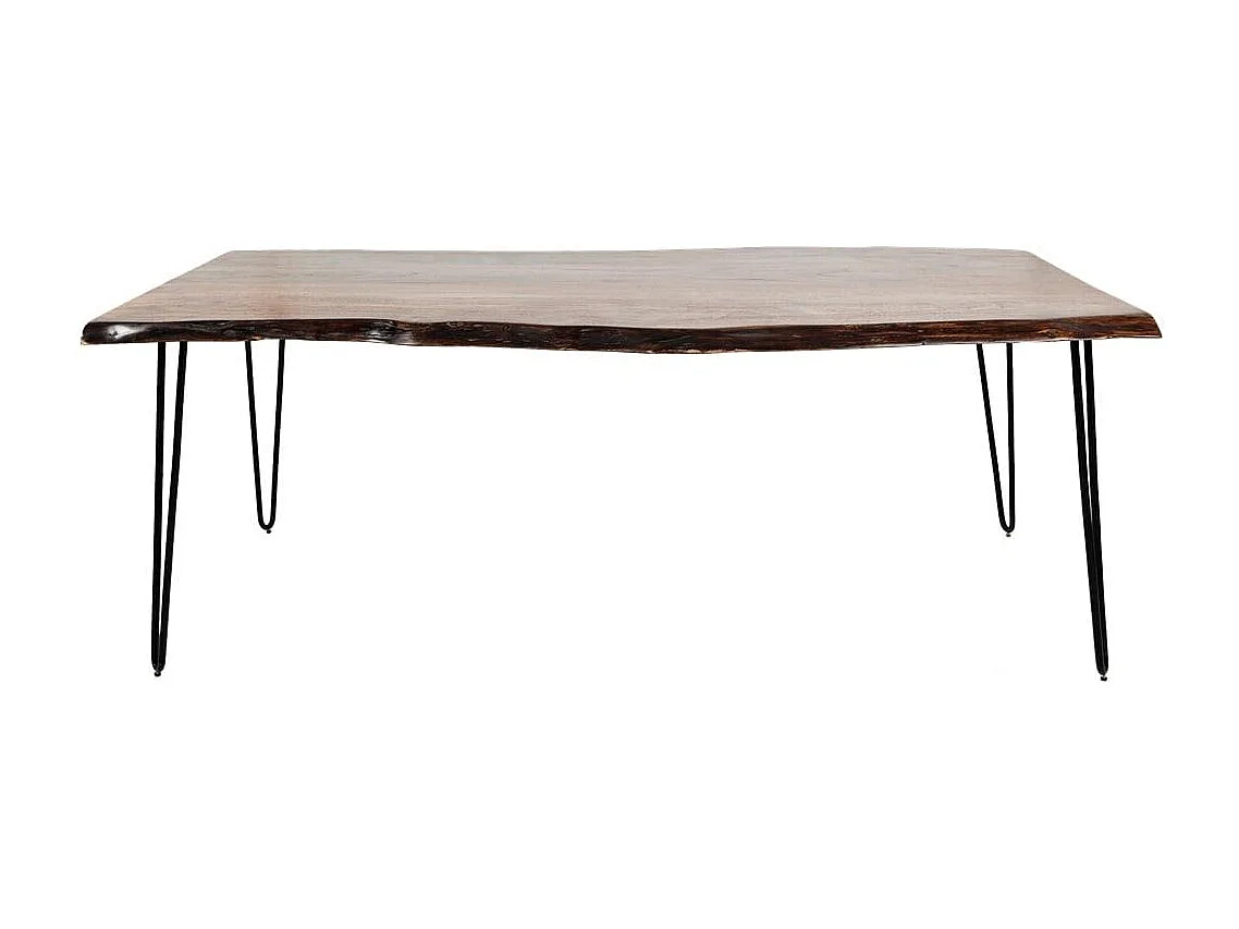 Table 99x73x201 cm marron noir Avola av1781-79