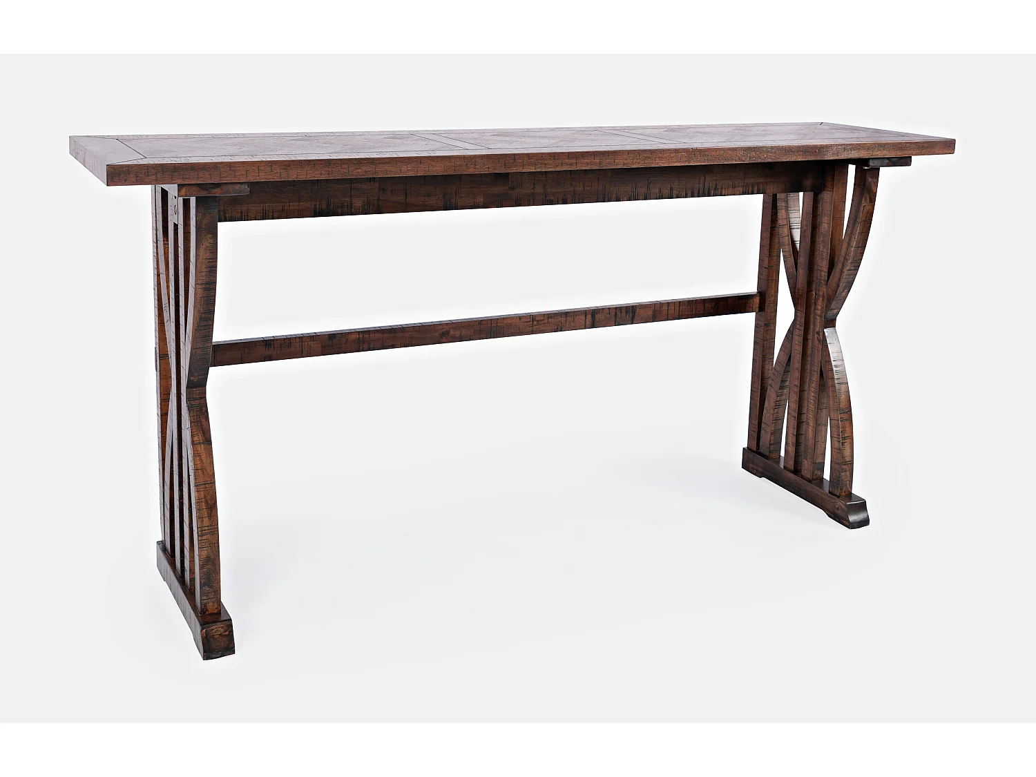 Table de bar 188x91,5x46 cm brun foncé Avola av1931-74