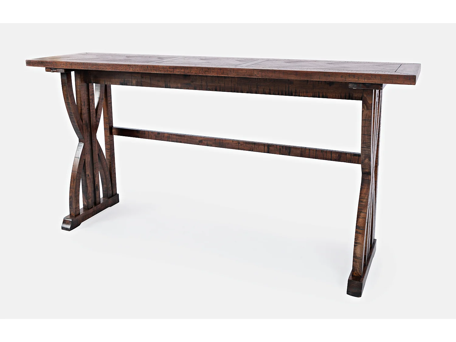 Table de bar 188x91,5x46 cm brun foncé Avola av1931-74