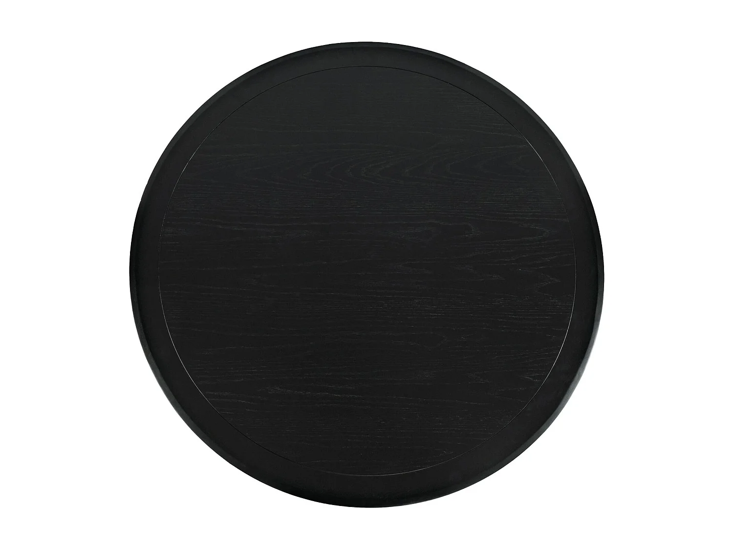 Table de bar 114,5x86,5x114,5 cm noire Avola av2271-45b