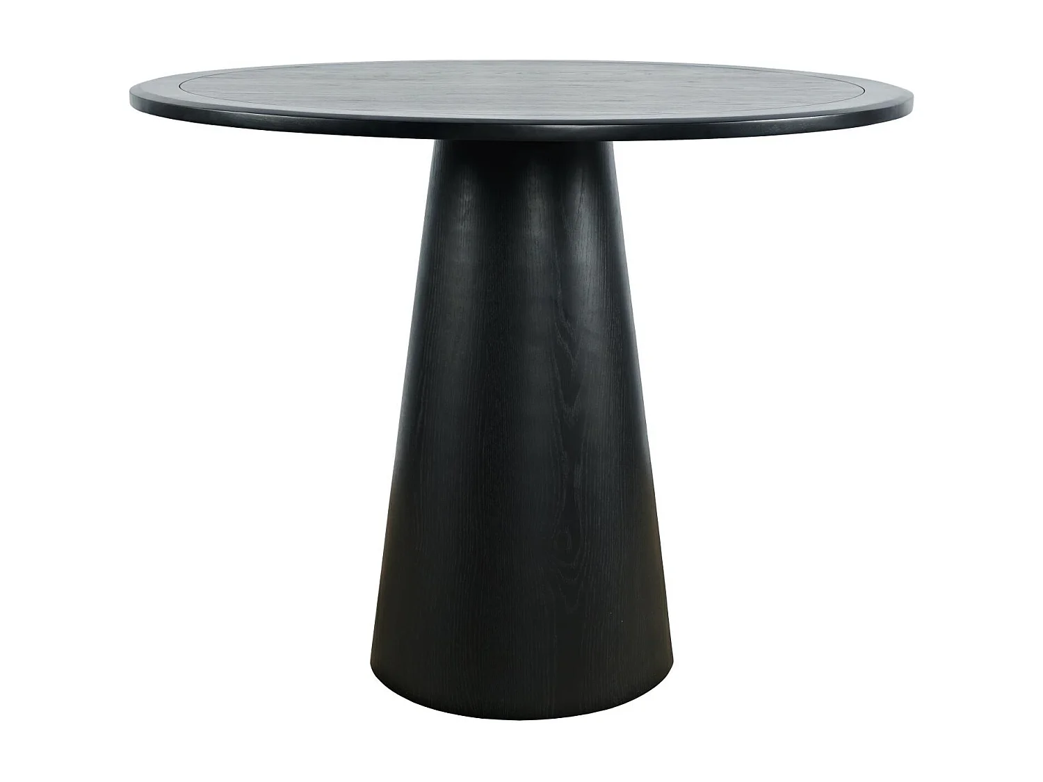 Table de bar 114,5x86,5x114,5 cm noire Avola av2271-45b