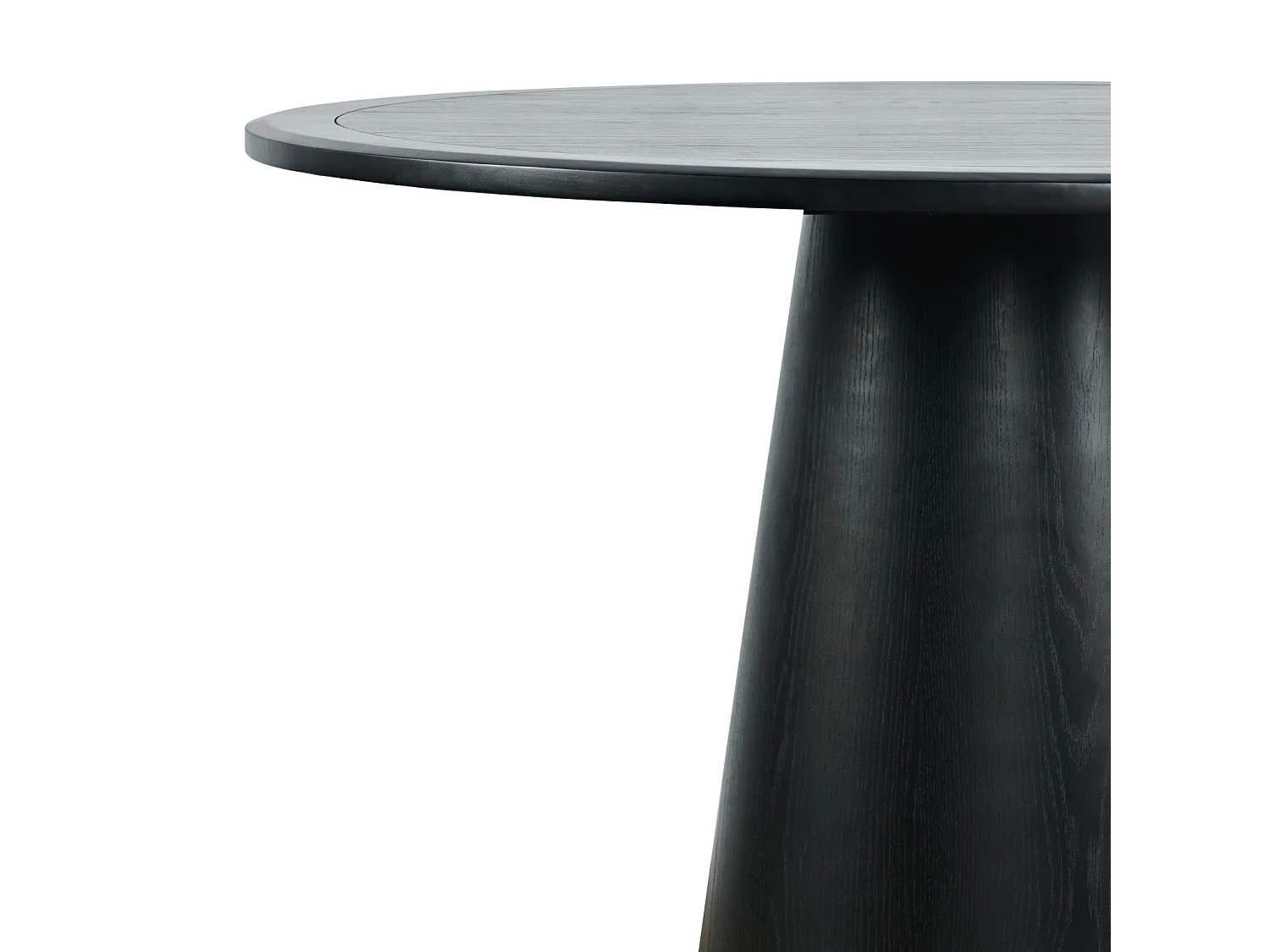 Table de bar 114,5x86,5x114,5 cm noire Avola av2271-45b