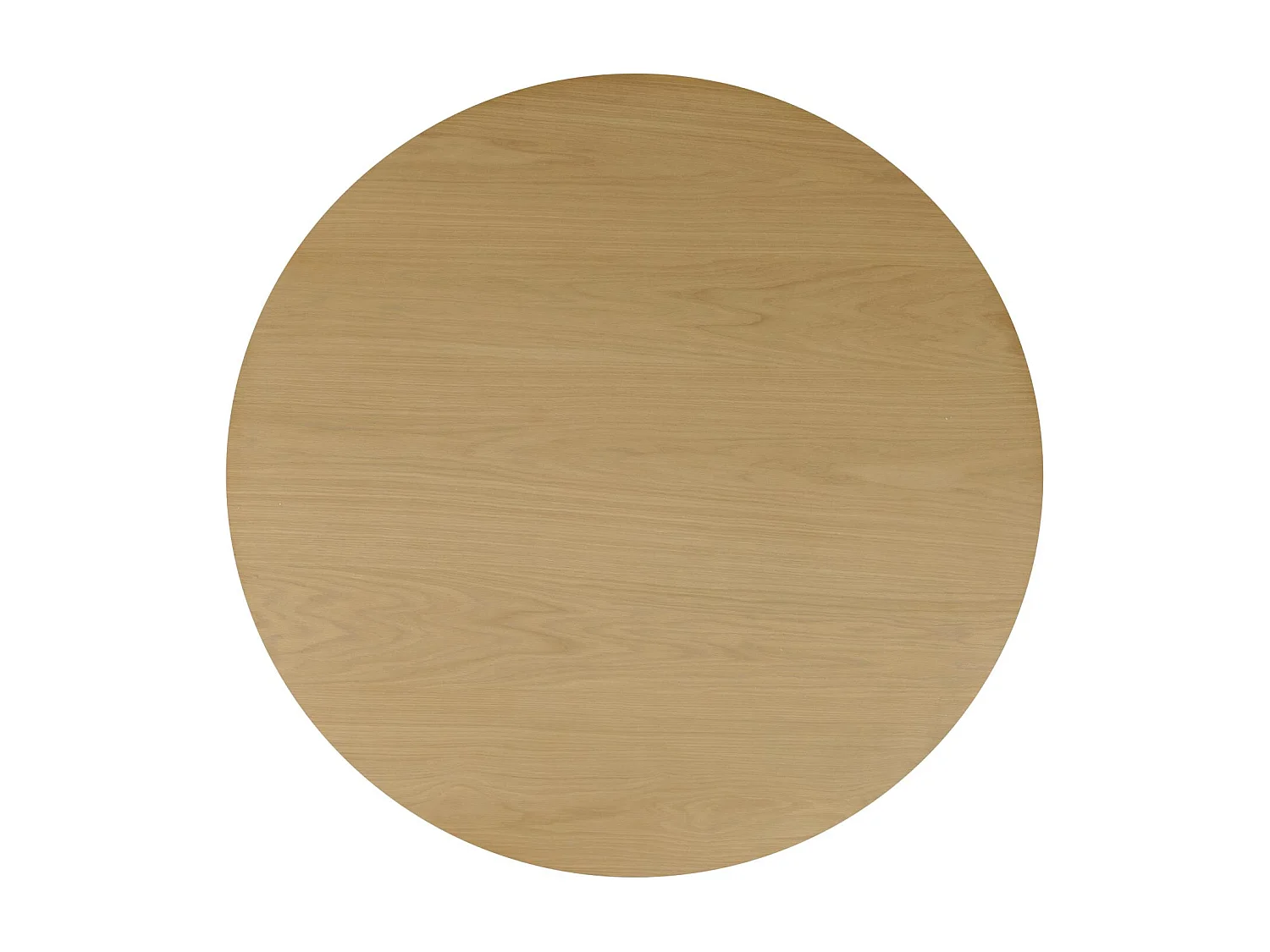 Table 122x76x122 cm bois clair naturel avola av2421-48