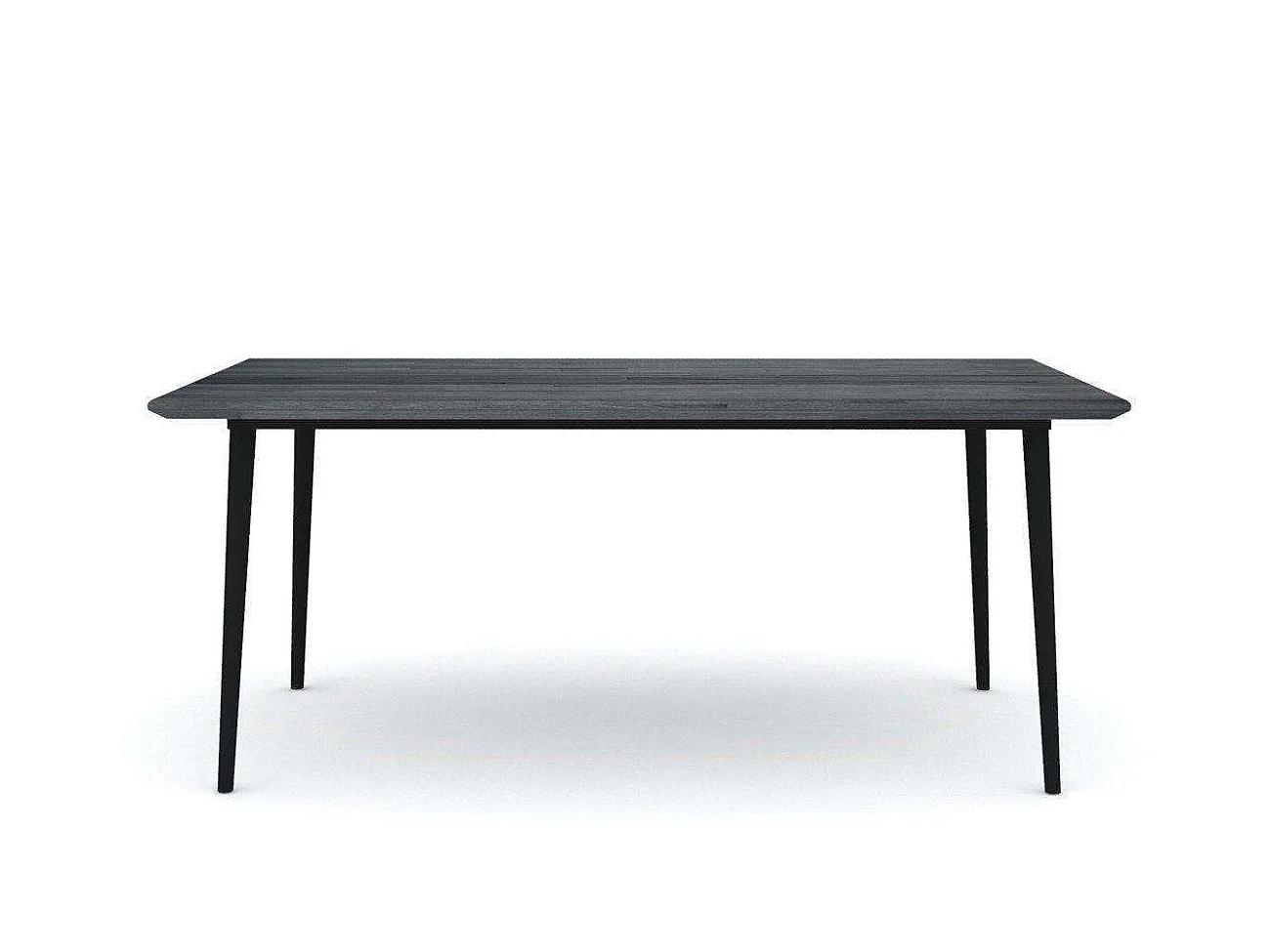 Spisebord Capella, 200 cm, grå