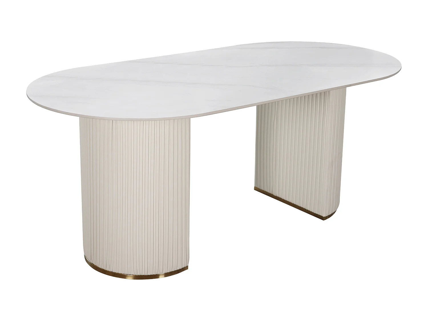 Table 180x75x90 cm blanc modig m95