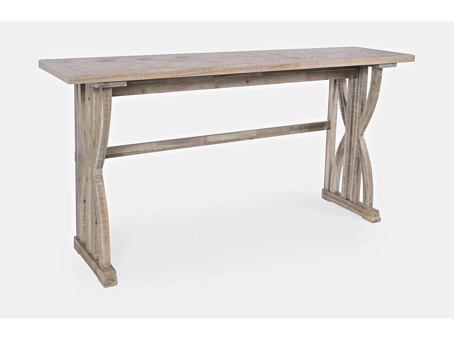Table de bar 188x91,5x46 cm bois naturel Avola AV1933-74